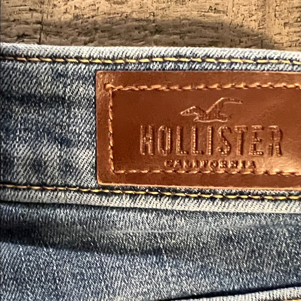 Hollister Classic Blue Jeans 00R W24R High Rise Super Skinny - Picture 6 of 9